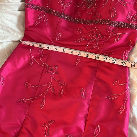 Mermaid Satin Beaded Gown - Picture 11 of 12